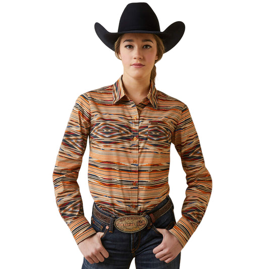 Ariat Women's Kirby Stretch Shirt - Sunset Saltillo