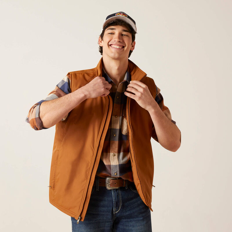 Ariat Men's Team Logo Insulated Vest - Chestnut