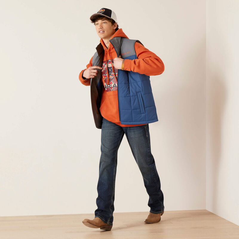 Ariat Men's Crius Insulated Vest  Mid-summer Night/Rock Climb