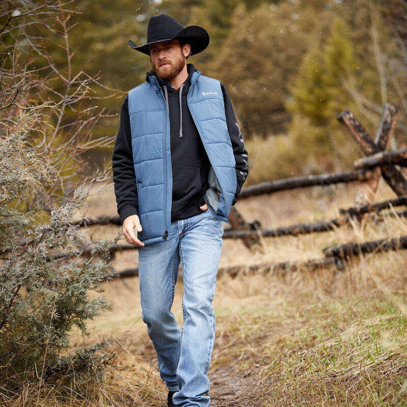 Ariat Men's Crius Insulated Vest - Steely