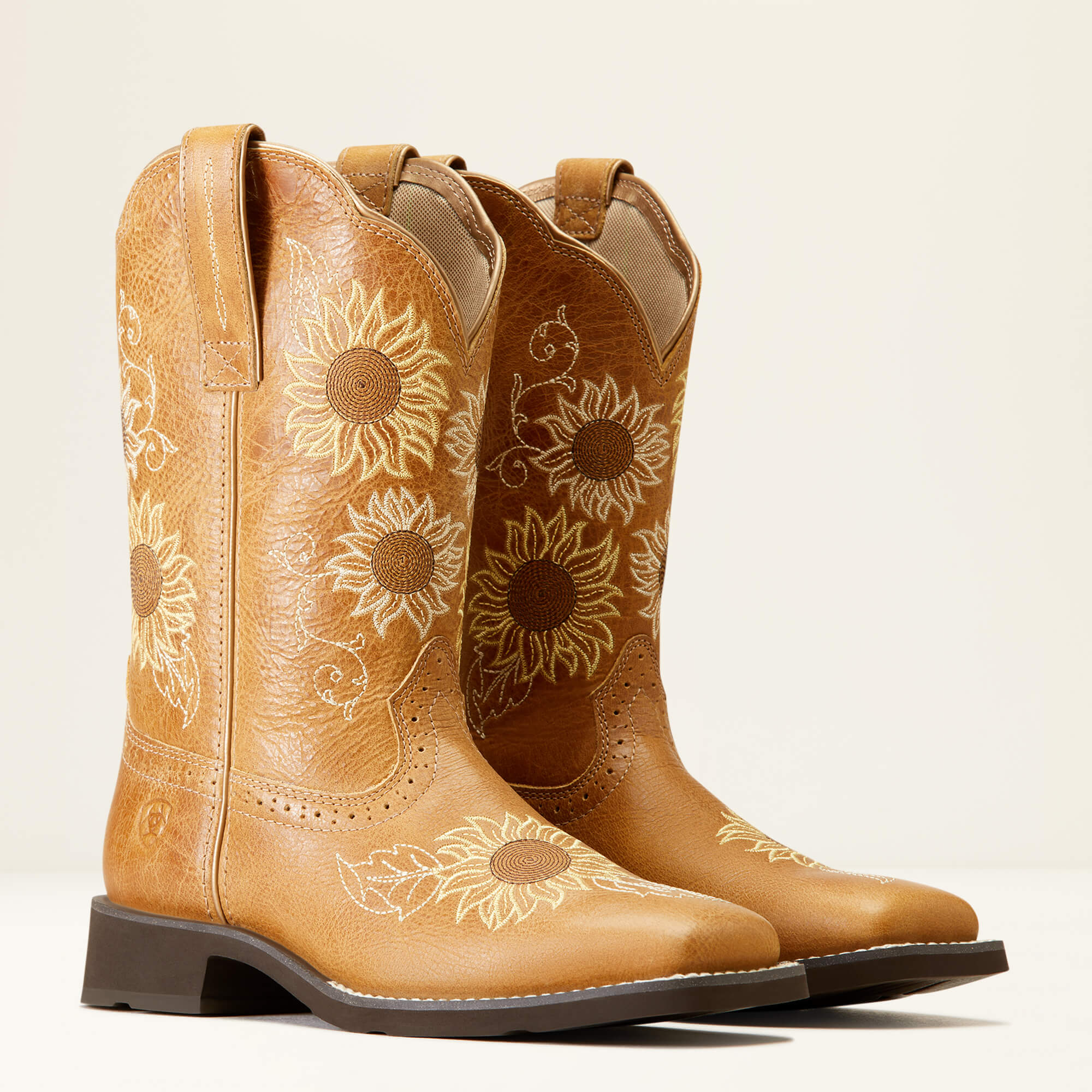 **Ariat Women's Blossom Sanded Tan Western Boots