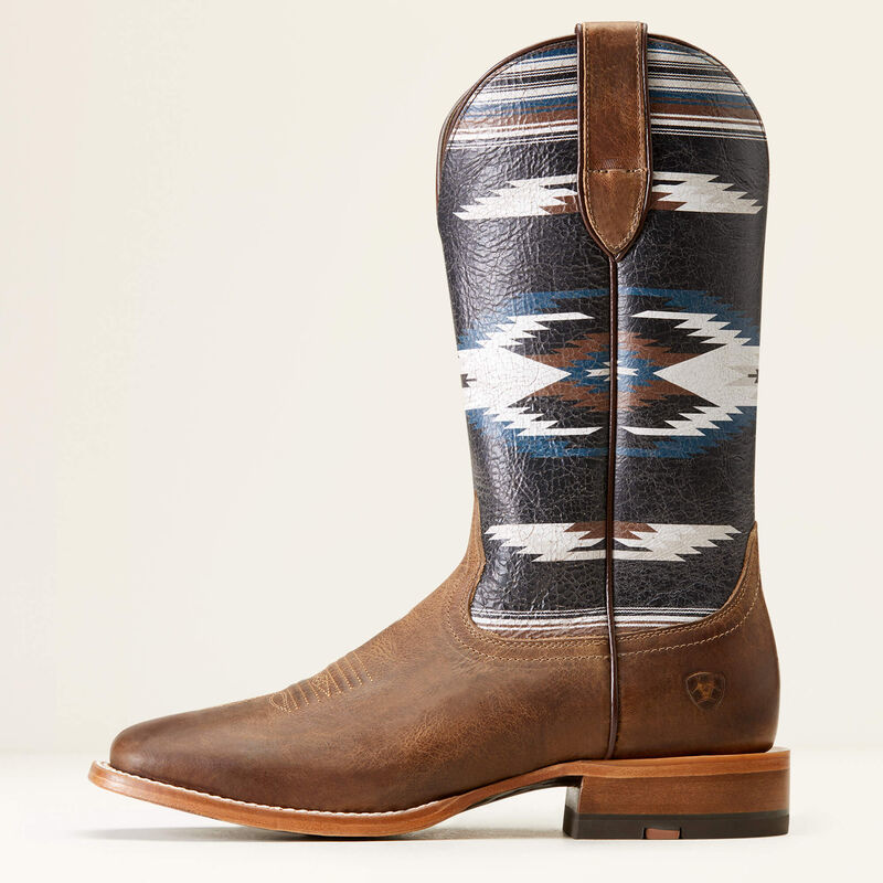 Ariat Men's Frontier Chimayo Western Boots - Natural Crunch