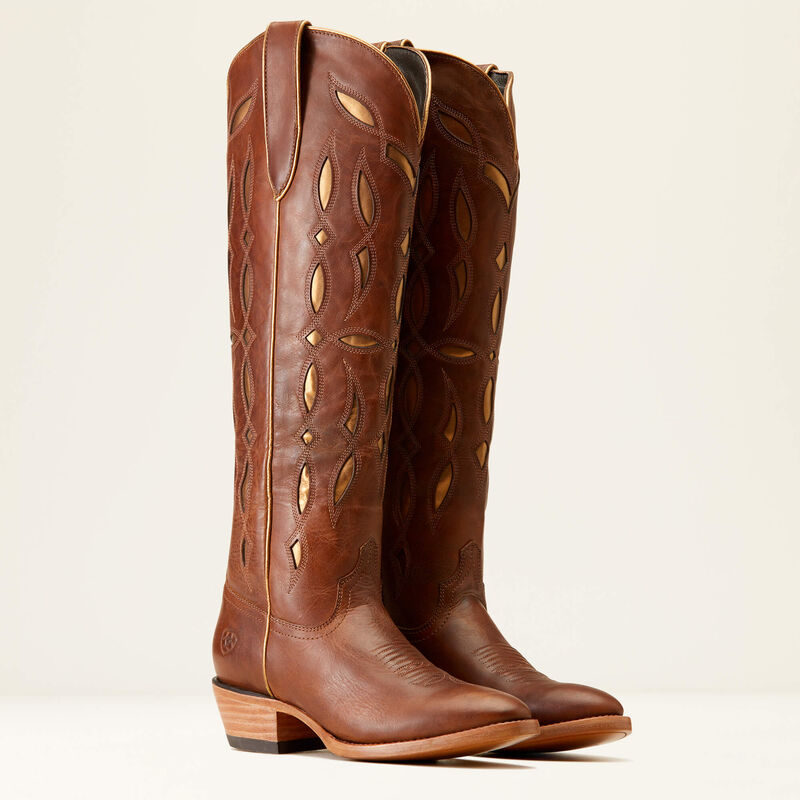 Ariat Women's Saylor StretchFit Western Boots - Chic Brown