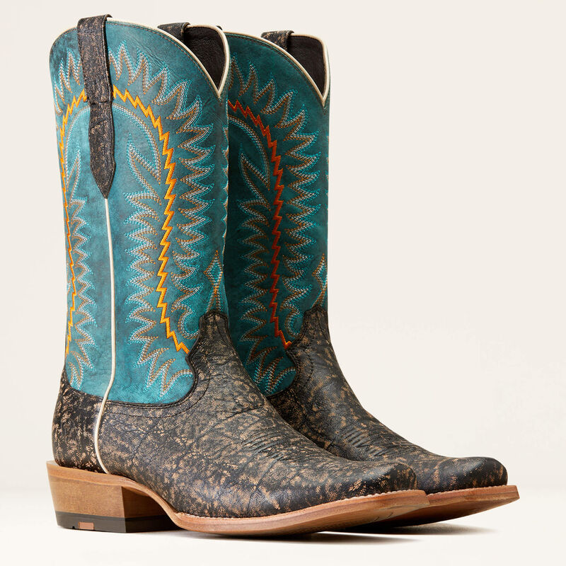 Ariat Men's Futurity Time Western Boots - Distressed Charcoal