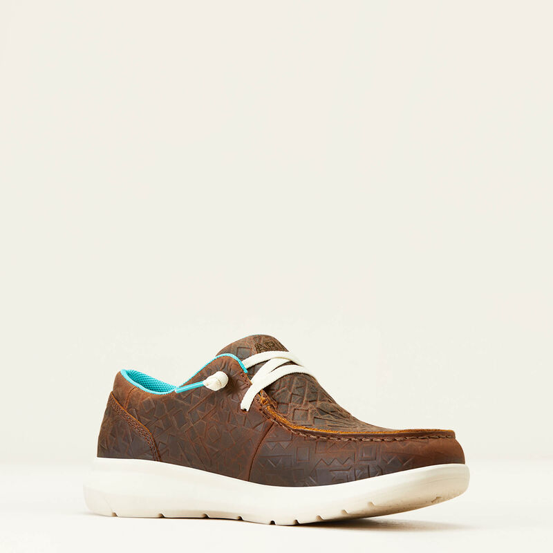 Ariat Women's Hilo Shoes - Brown Blanket Emboss