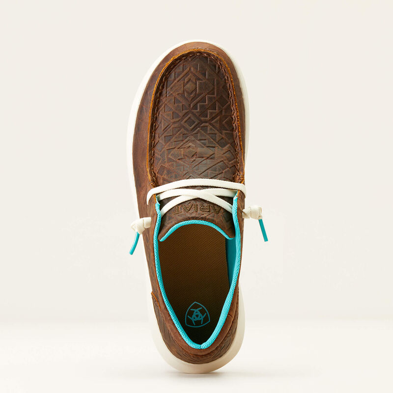 Ariat Women's Hilo Shoes - Brown Blanket Emboss