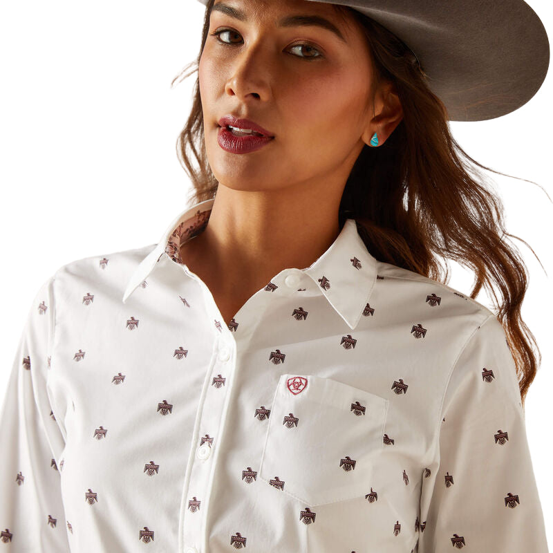 Ariat Women's Kirby Stretch Shirt - Thunderbird Print