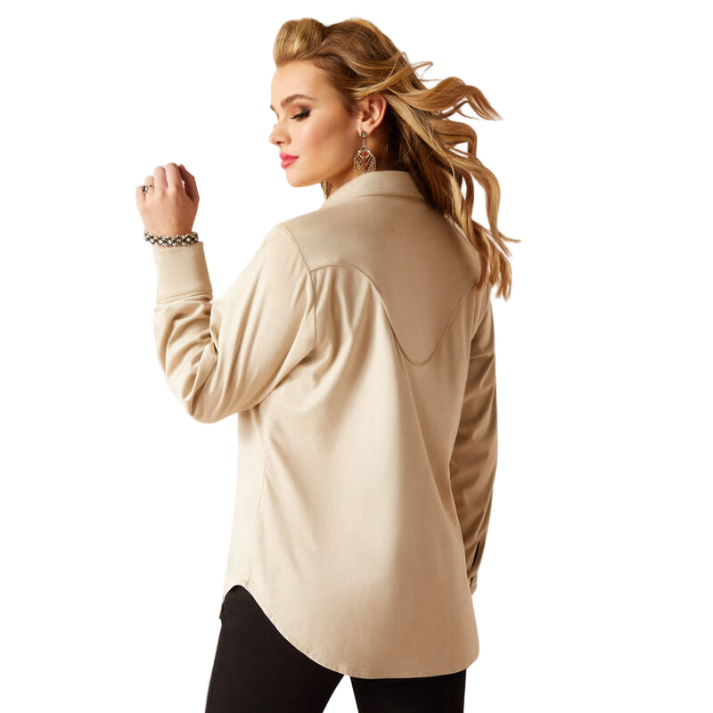 Ariat Women's Sage Suede Top - Peyote