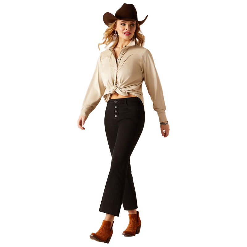 Ariat Women's Sage Suede Top - Peyote