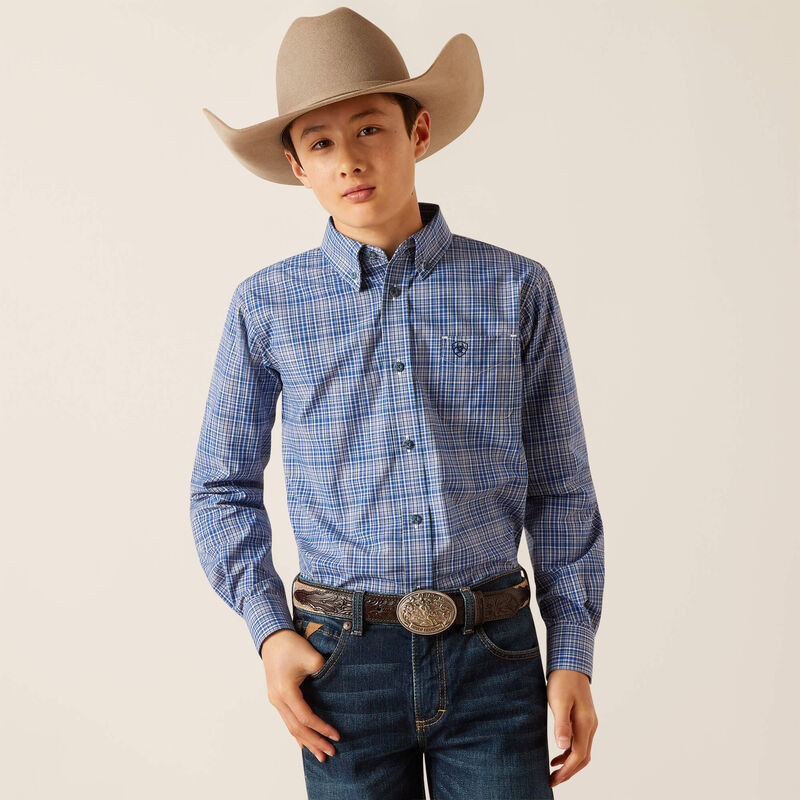 Ariat Bpy's Pro Series Pitt Classic Fit Shirt - True Blue