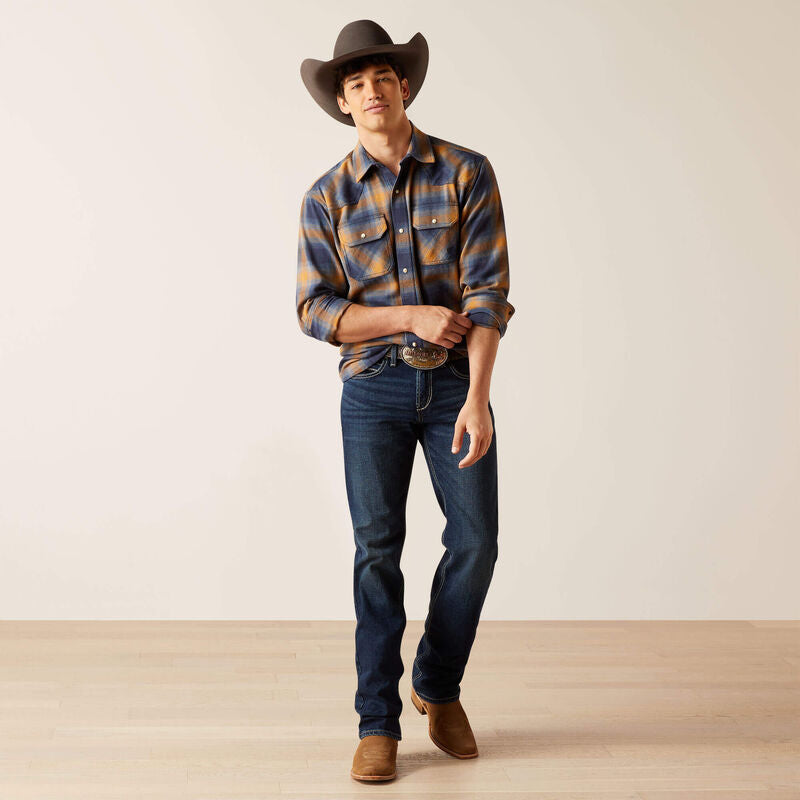Ariat Men's Hershel Retro Fit Shirt - Comb Honey