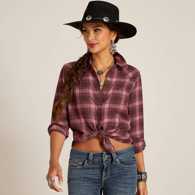 Ariat Women's REAL Billie Jean Shirt - Lucky Plaid