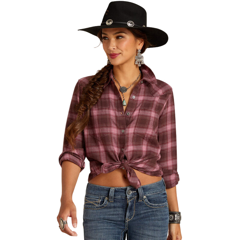 Ariat Women's REAL Billie Jean Shirt - Lucky Plaid