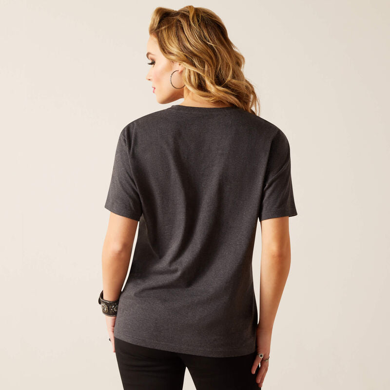 Ariat Women's Shield T-Shirt - Black Heather