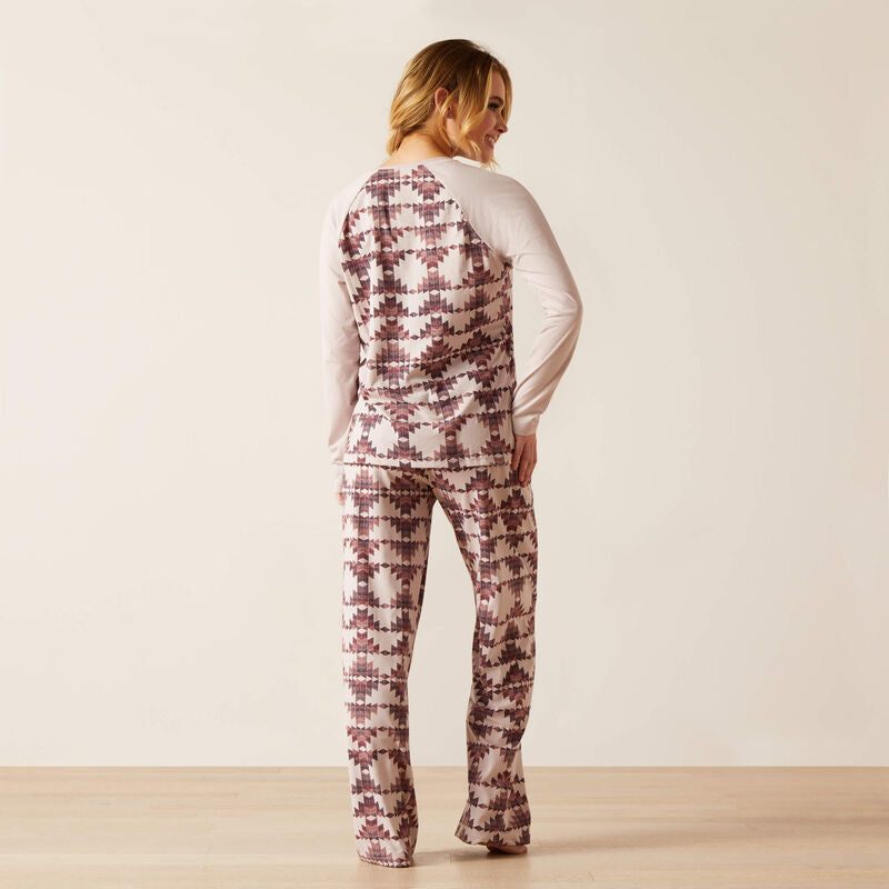 Ariat Women's Starlight Pajama Set - Cloud Gray