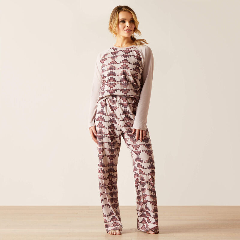 Ariat Women's Starlight Pajama Set - Cloud Gray