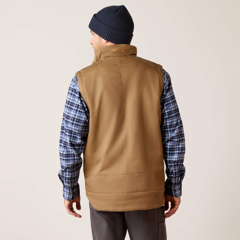 Ariat Men's Rebar DuraCanvas Vest  Field Khaki