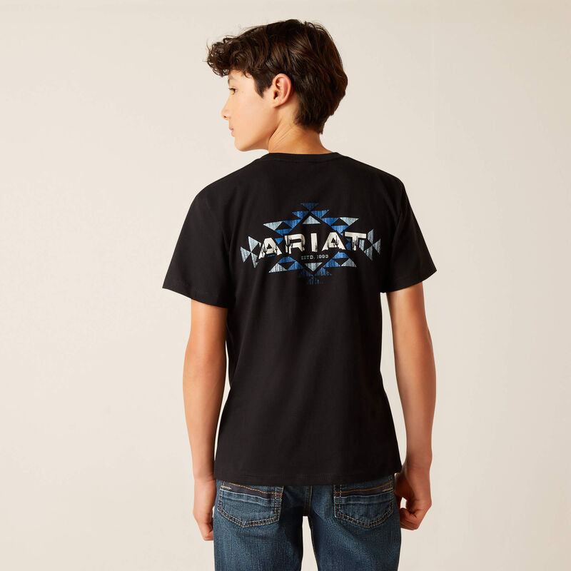 Ariat Boy's SW Cacti T-Shirt - Black