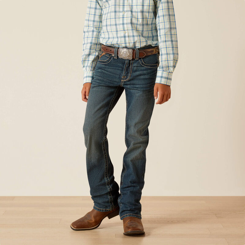 Ariat Boy's B5 Slim Waco Straight Jeans -Durham