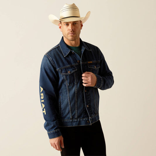 Ariat Men's Denim Team Trucker Jacket - Richford