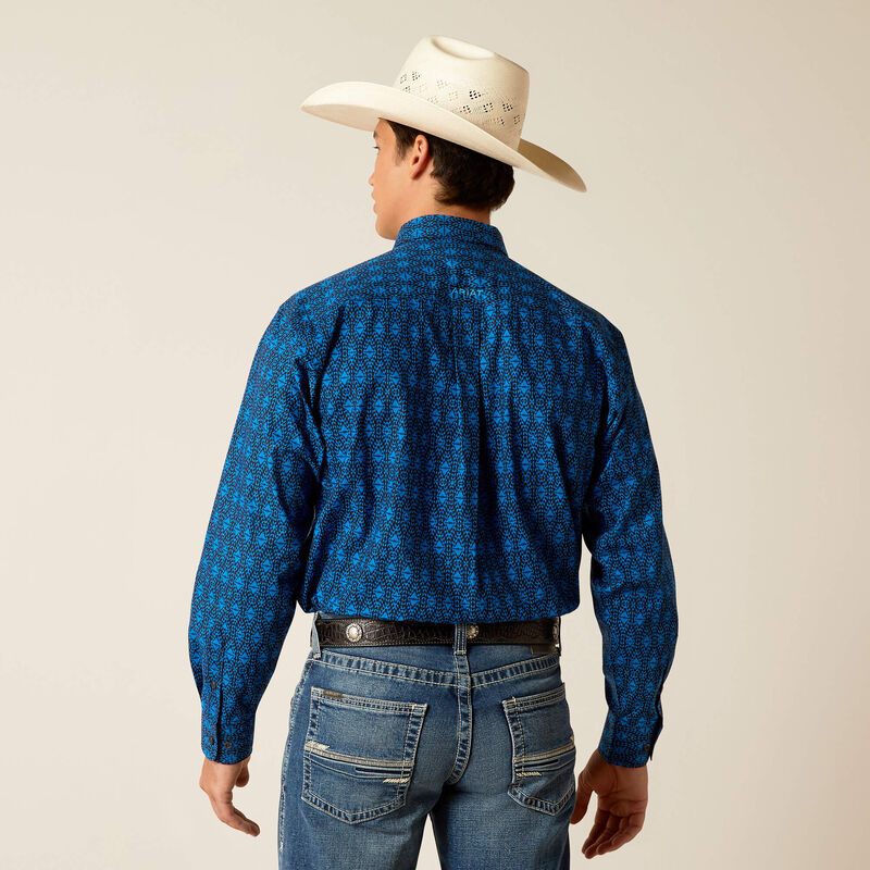 Ariat Men's Pascual Long Sleeve Shirt - Directoire Blue