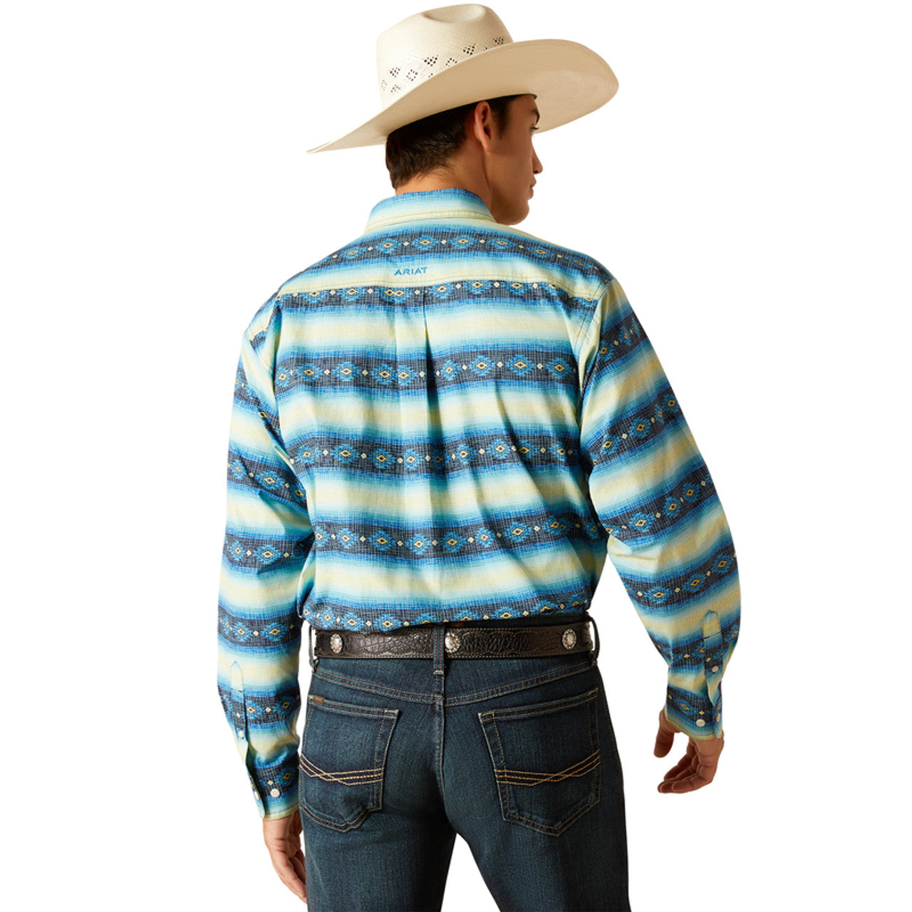 Ariat Men's Penn Long Sleeve Shirt - Blue