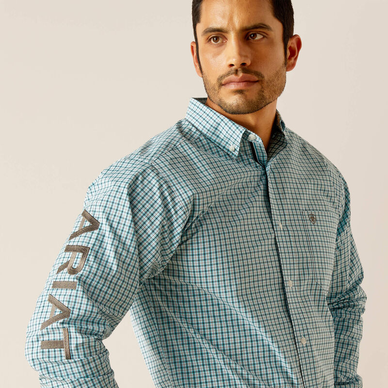 Ariat Men's Pro Series Team Graycen Fitted Long Sleeve Shirt