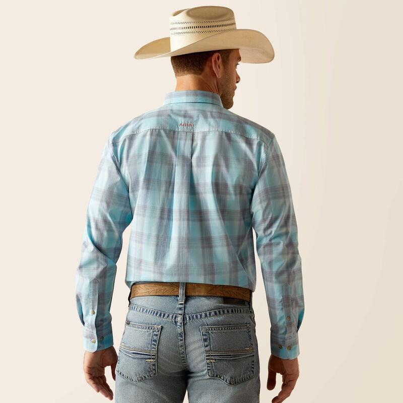 Ariat Men's Pro Kane LS Shirt - Sky