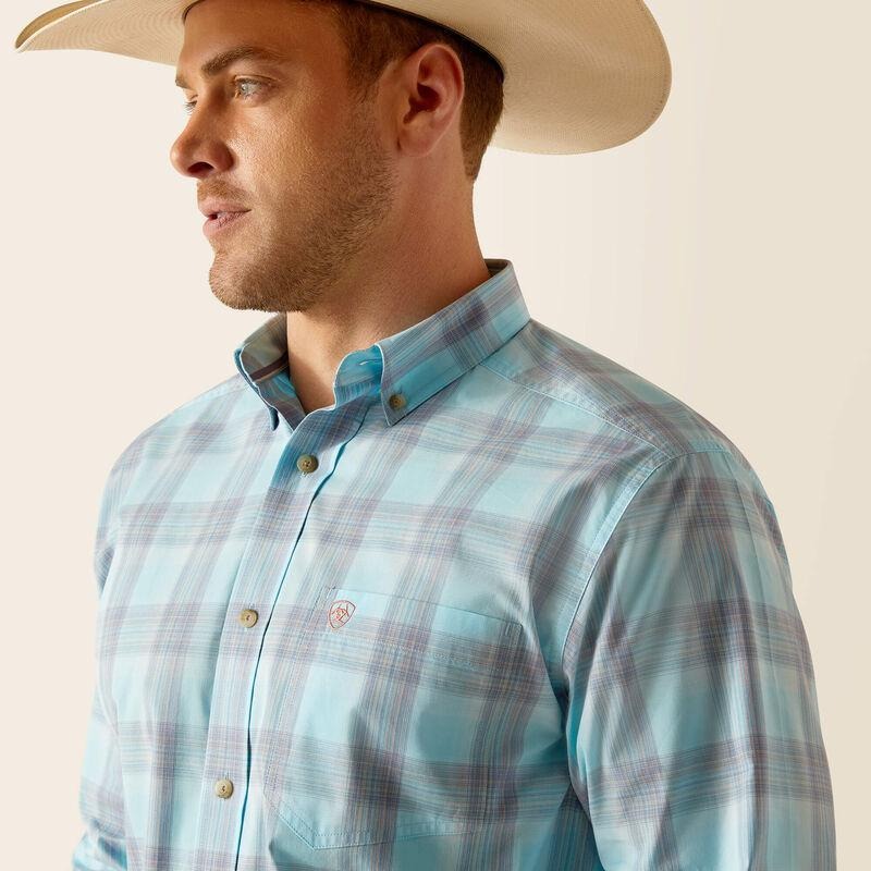 Ariat Men's Pro Kane LS Shirt - Sky