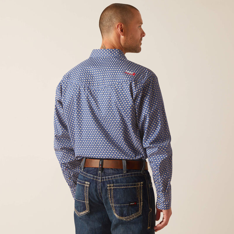 Ariat Men's FR Marauder Retro Fit Snap Work Shirt - Infinity