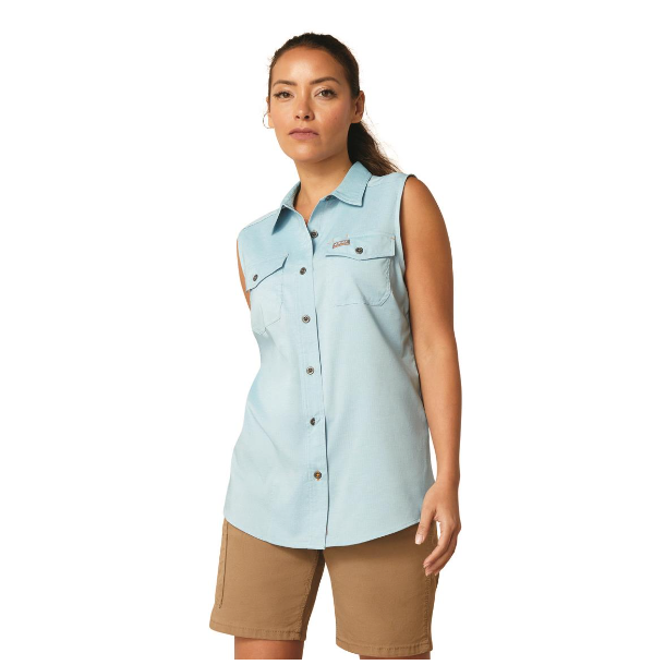 Ariat Women's Rebar Made Tough VentTEK DuraStretch Tank - Bluejay Heather