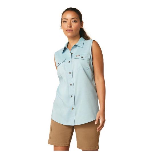 Ariat Women's Rebar Made Tough VentTEK DuraStretch Tank - Bluejay Heather
