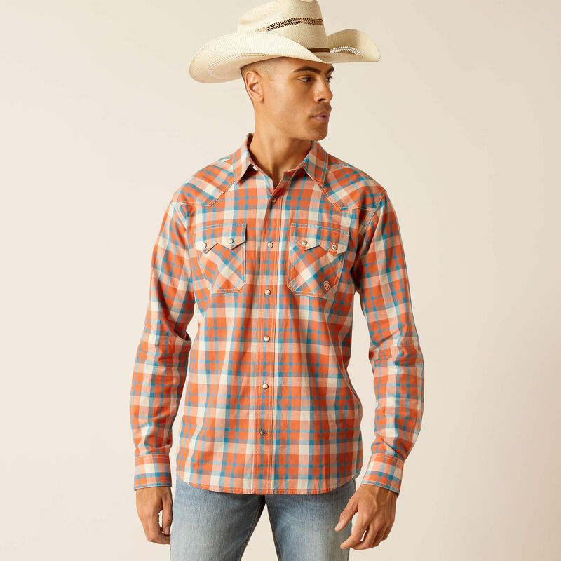 Ariat Men's Hilario Retro Snap Long Sleeve Shirt - Arabesque