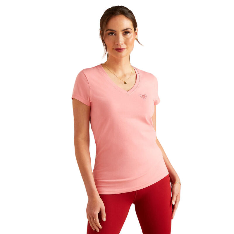 Ariat Women's Petal Front T-Shirt - Flamingo Plume