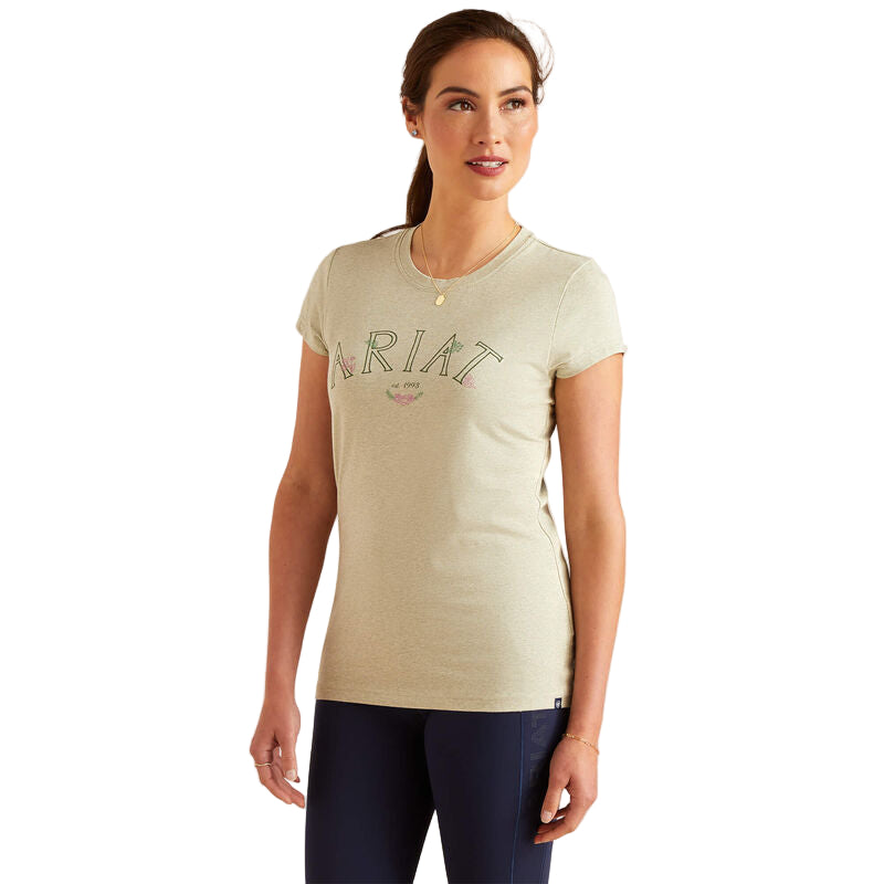 Ariat Women's Posey Short Sleeve T-Shirt - Heather Laurel Green