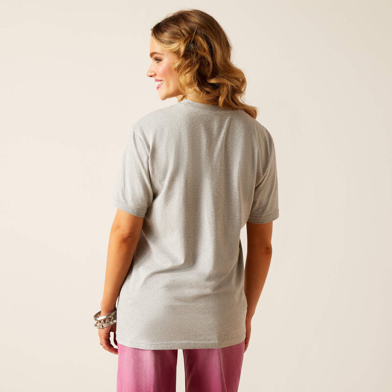 Ariat Women's Arrowhead Short Sleeve T-Shirt - Heather Grey