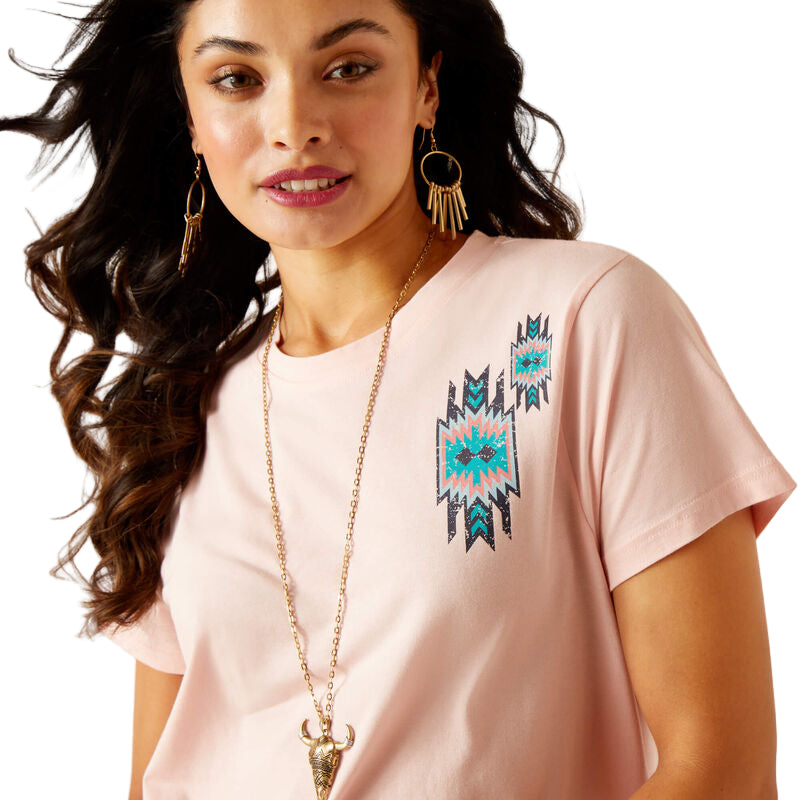Ariat Women's Granger Short Sleeve T-Shirt - Blushing Rose