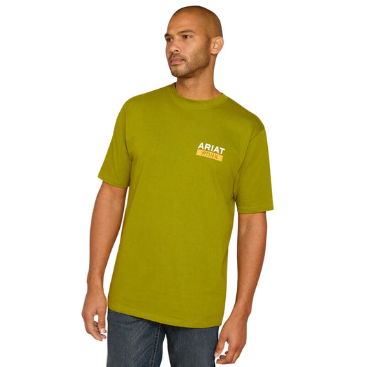 Ariat Men's Rebar Cotton Strong Roughneck T-Shirt - Going Green