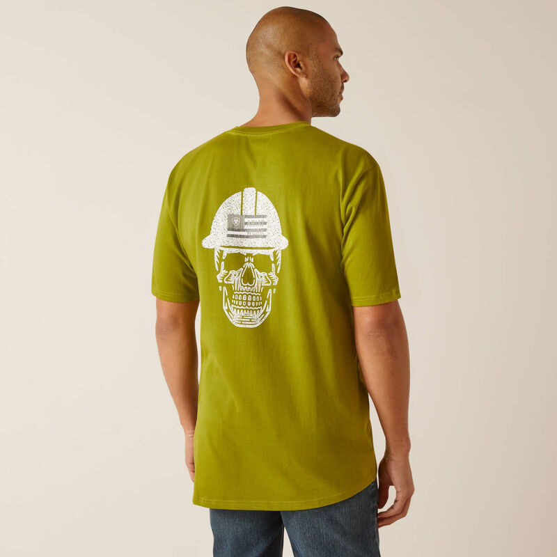 Ariat Men's Rebar Cotton Strong Roughneck T-Shirt - Going Green