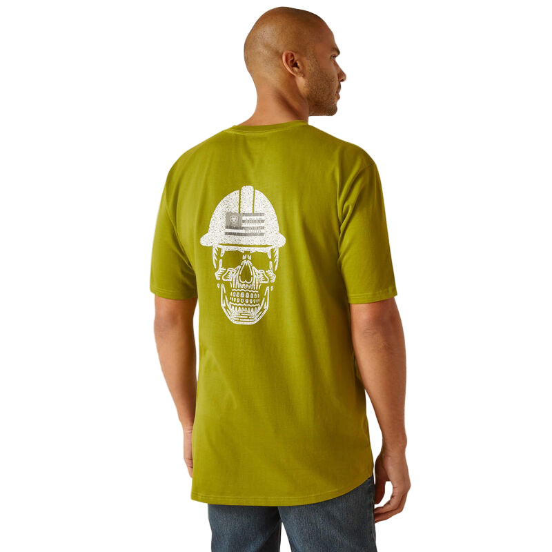 Ariat Men's Rebar Cotton Strong Roughneck T-Shirt - Going Green