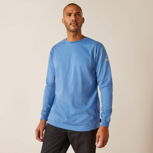 Ariat Men's FR AC Crew T-Shirt - Campanula