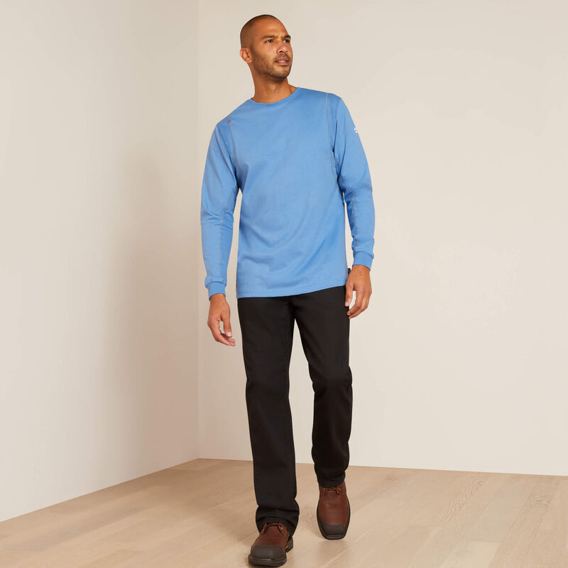 Ariat Men's FR AC Crew T-Shirt - Campanula