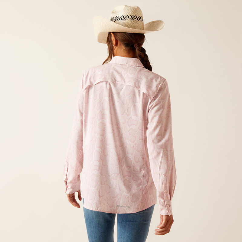 Ariat Women's VentTEK Long Sleeve Shirt - Pink Boa