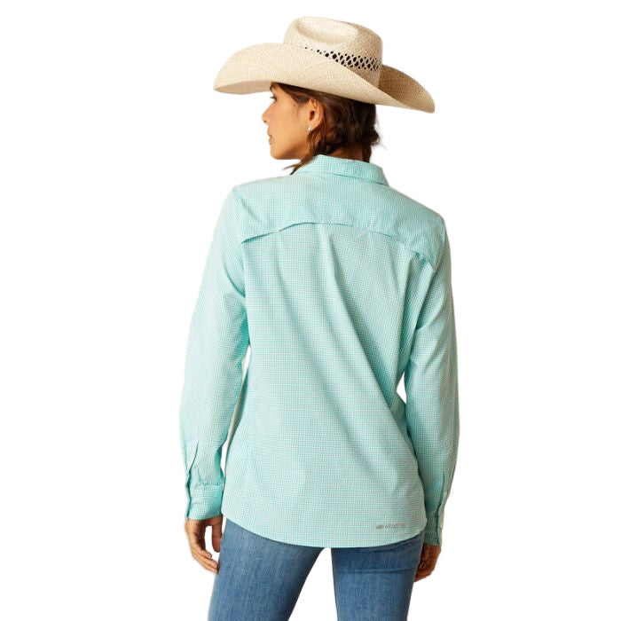 Ariat Women's VentTEK Long Sleeve Shirt - Baltic Check