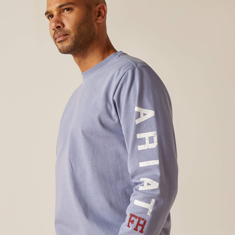 Ariat Men's FR Roughneck Skull Logo T-Shirt - Infinity