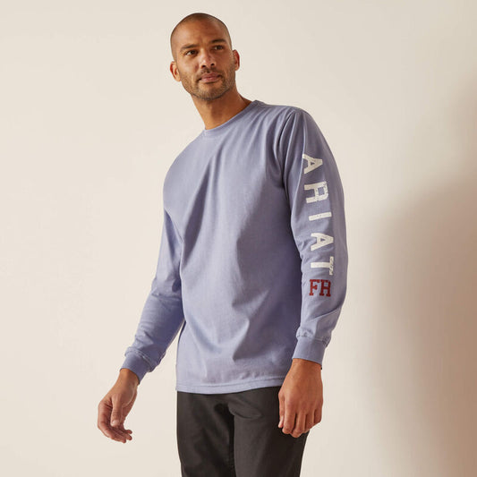 Ariat Men's FR Roughneck Skull Logo T-Shirt - Infinity