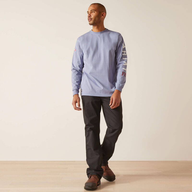 Ariat Men's FR Roughneck Skull Logo T-Shirt - Infinity