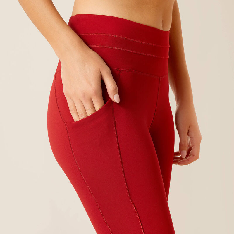 Ariat Women's Eos 2.0 Knee Patch Tights - Sun-Dried Tomato