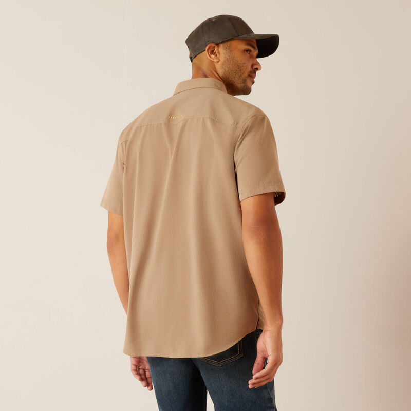 Ariat Men's Rebar Made Tough 360 Airflow Work Shirt - Rebar Khaki