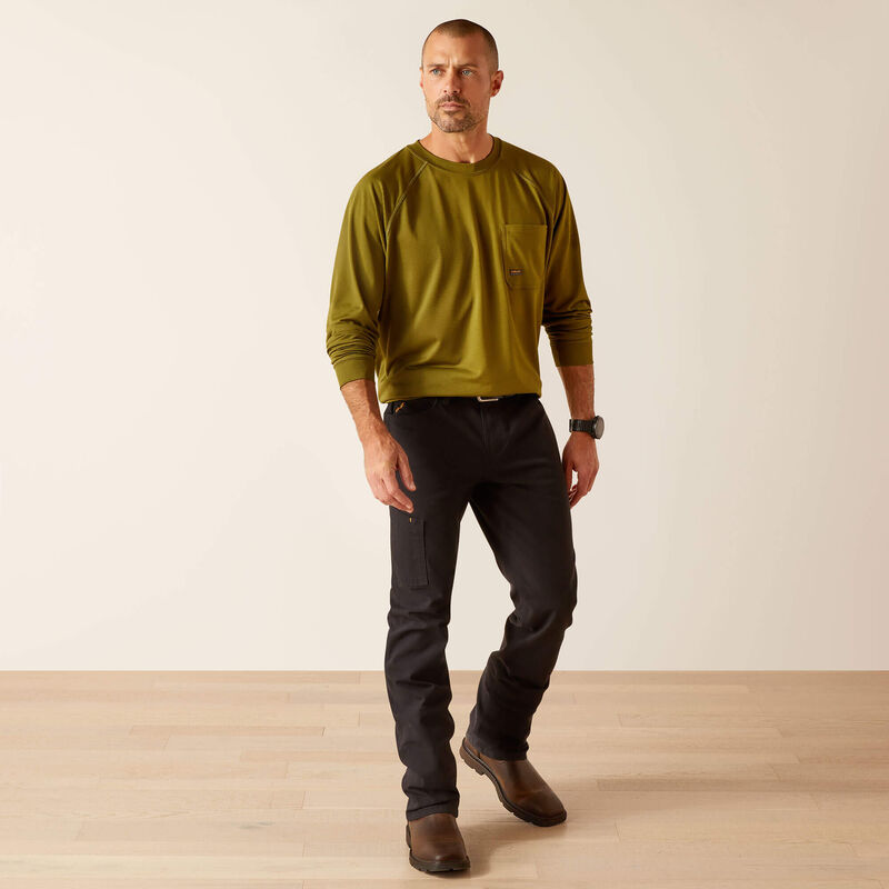 Ariat Men's Rebar Heat Fighter Jolly Wrencher Shirt - Lichen